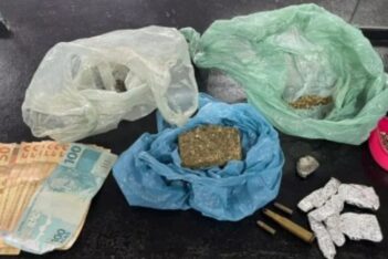 Drogas e dinheiro apreendidos na Operação Extramuros