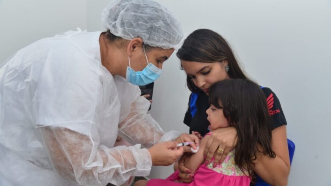 Vacinação contra Covid-19 em crianças de Aparecida de Goiânia