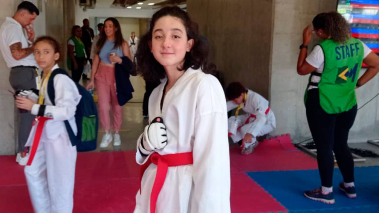Bianca Guimarães, atleta de taekwondo de Aparecida de Goiânia