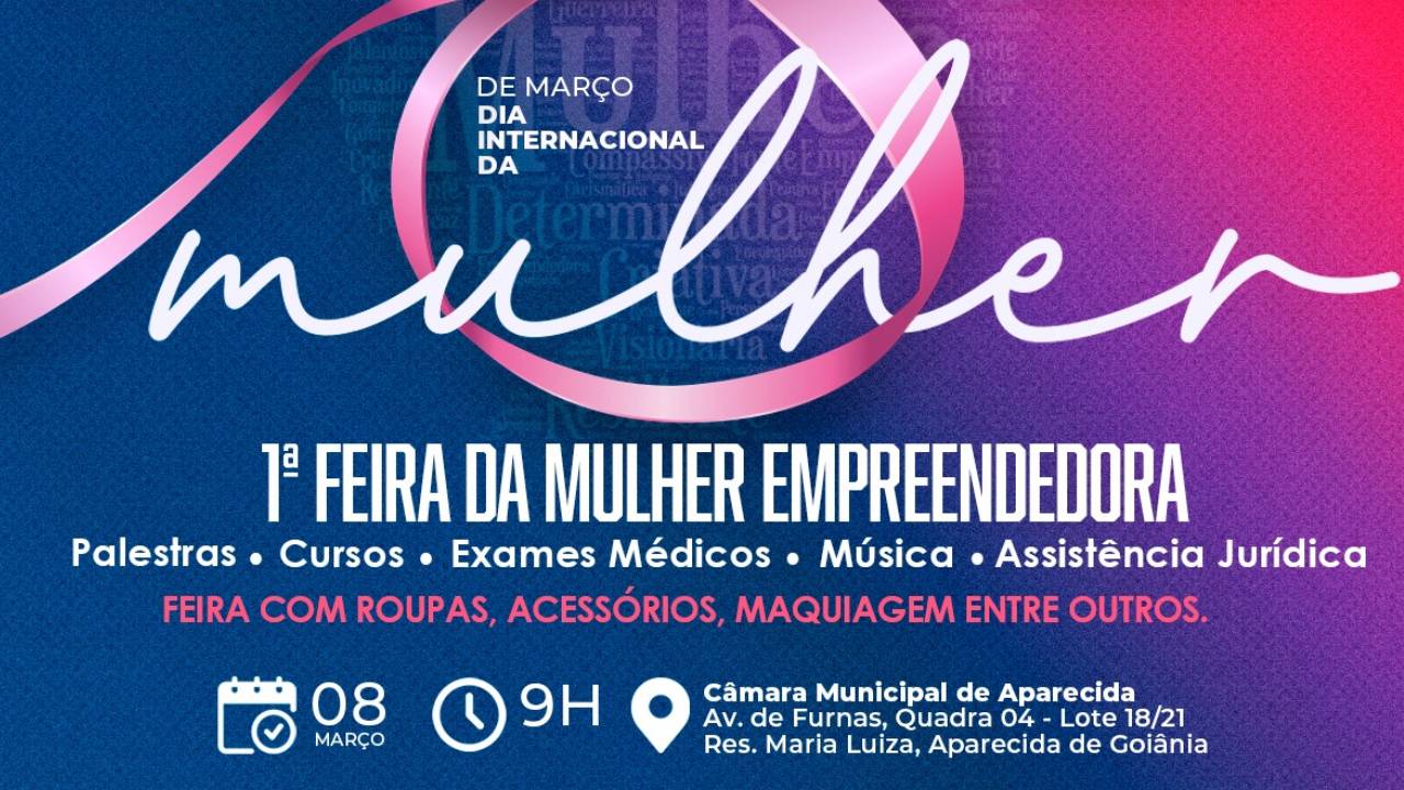 Feira da Mulher Empreendedora de Aparecida de Goiânia