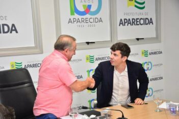 Vilmar Mariano e Pedro Sales, secretário estadual de Infraestrutura