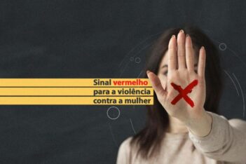Sinal vermelho para violência doméstica