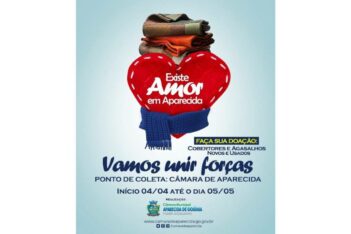 Campanha do agasalho em Aparecida de Goiânia
