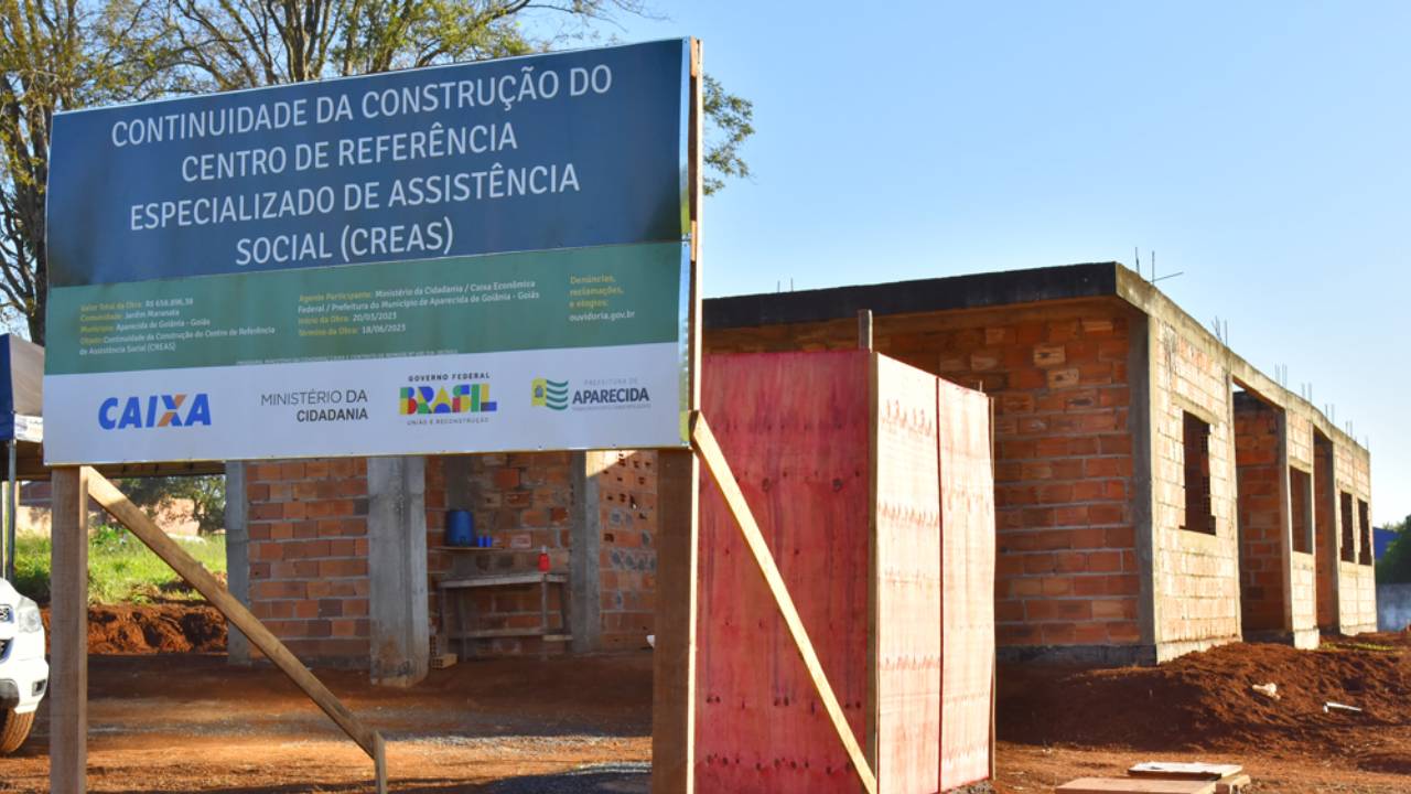 Obras do CREAS do Jardim Maranata