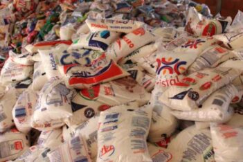Alimentos arrecadados no Aparecida é Show 2023