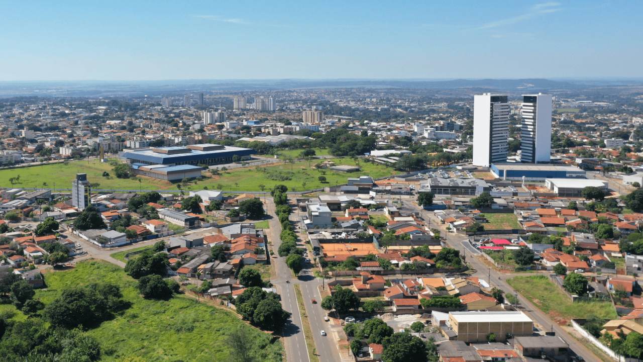 Foto aérea de Aparecida de Goiânia