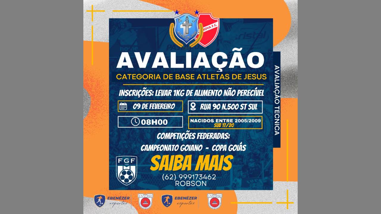 Avaliação do Atletas de Jesus