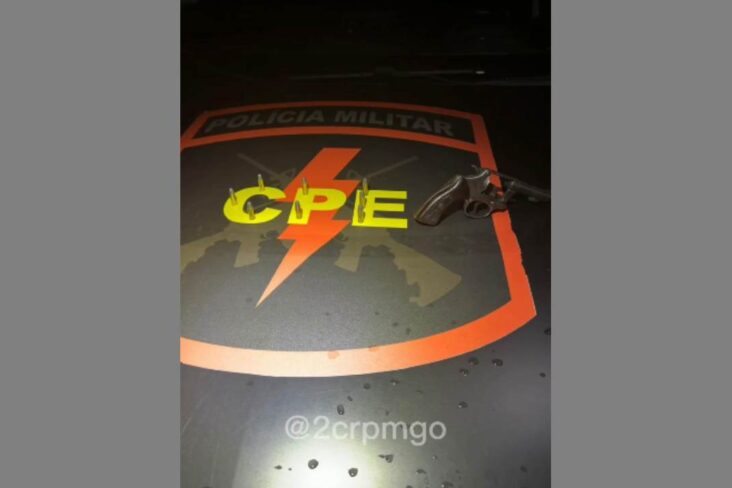 Arma e munição foram apreendidas