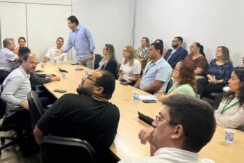 Reunião de Leandro Vilela na Secretária de Saúde